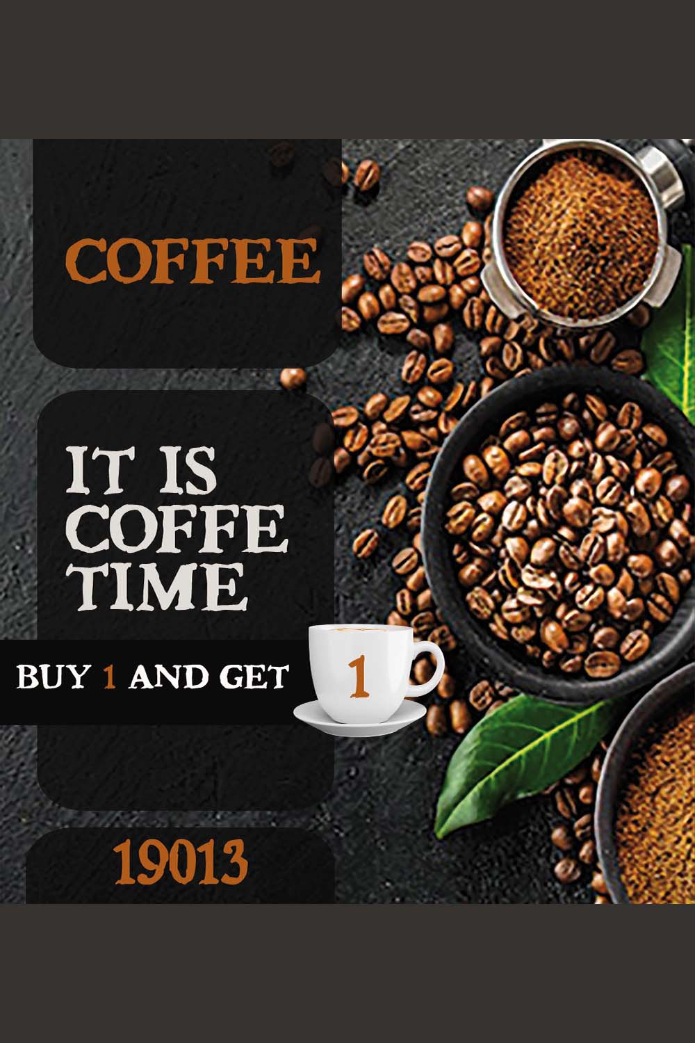 psd coffee template pinterest preview image.