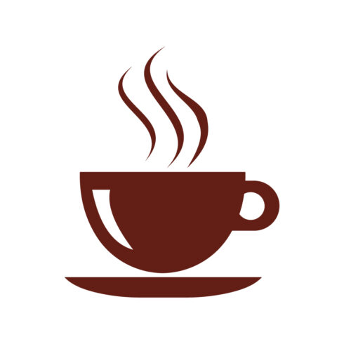 Coffee shop and restaurant logo design, Vector illustration cover image.