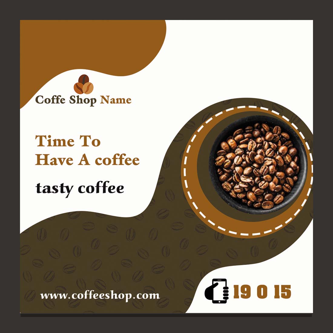 coffee template cover image.