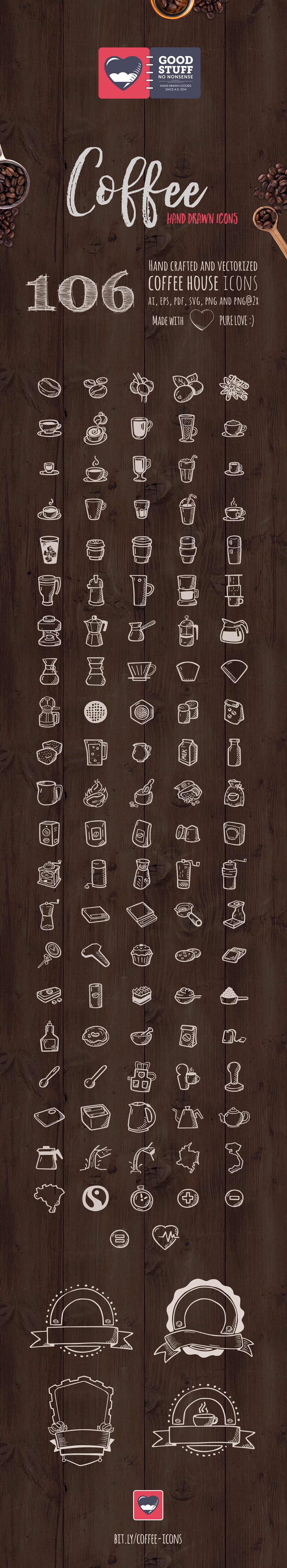 coffee house icons extended 601
