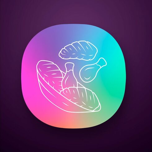 Meat plate app icon cover image.