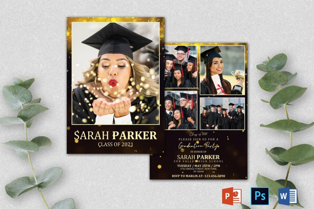 Graduation Announcement Template – MasterBundles
