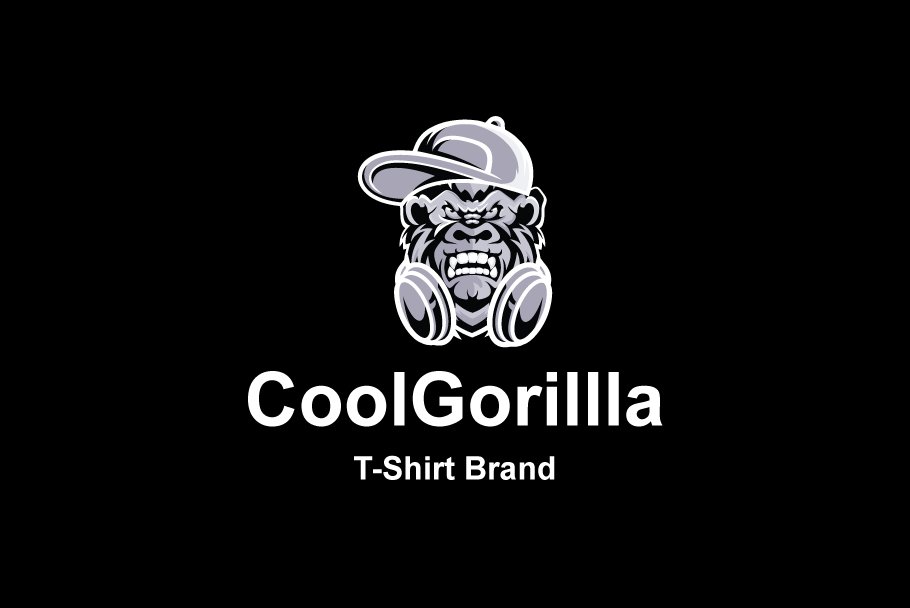 cool gorilla logo preview 03 147