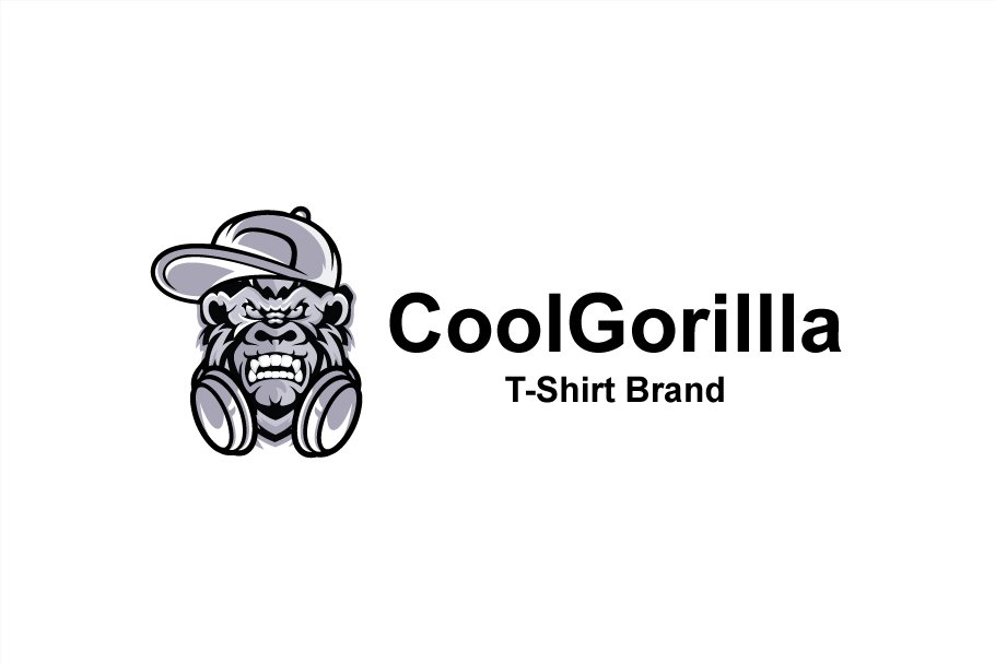 cool gorilla logo preview 04 14