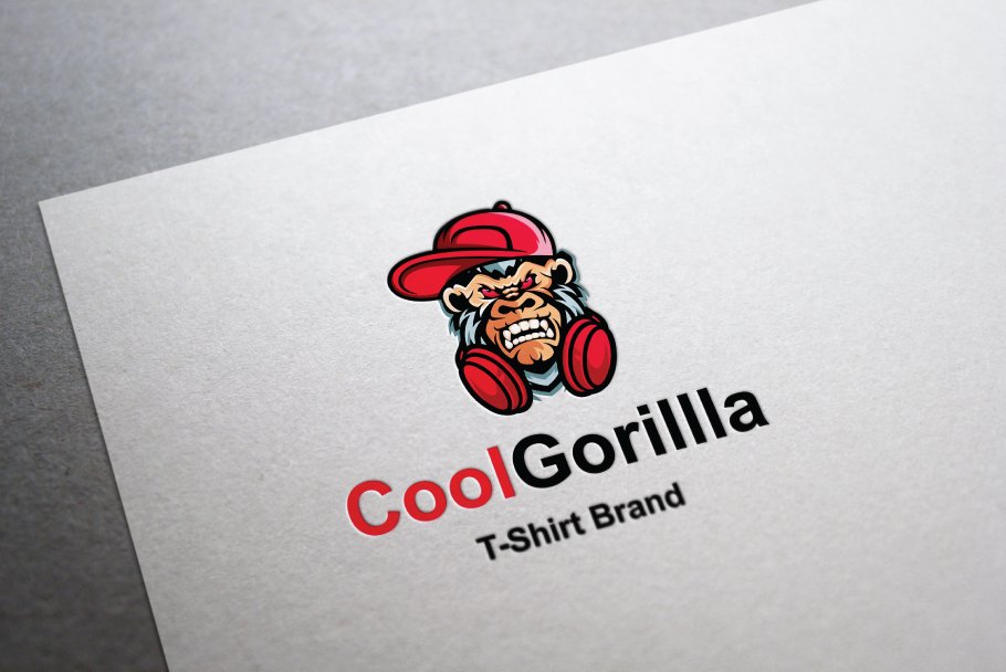 cool gorilla logo preview 05 204