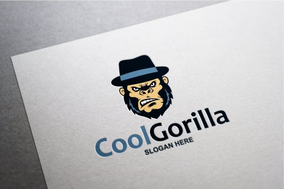 cool gorilla logo preview 05 429