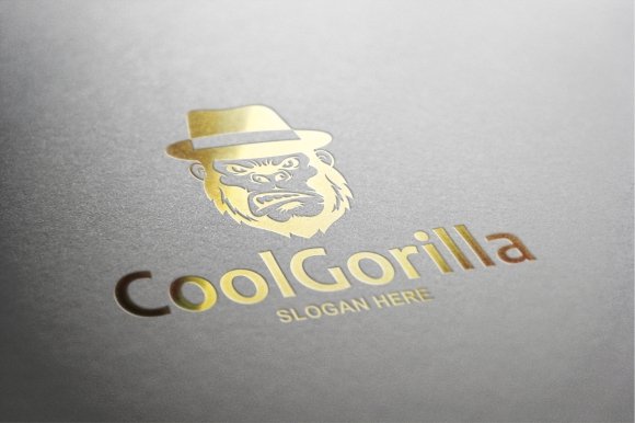 cool gorilla logo preview 06 434