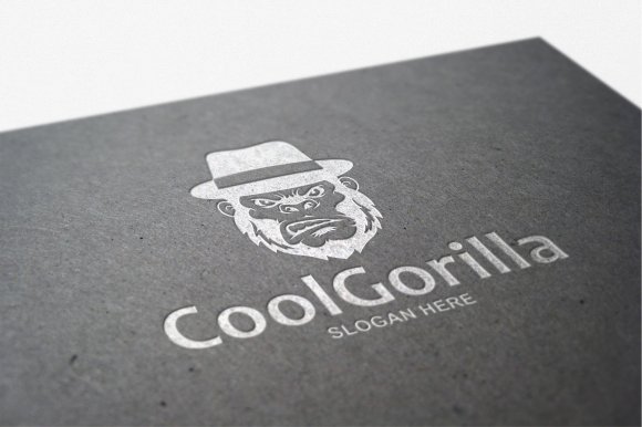 cool gorilla logo preview 07 464