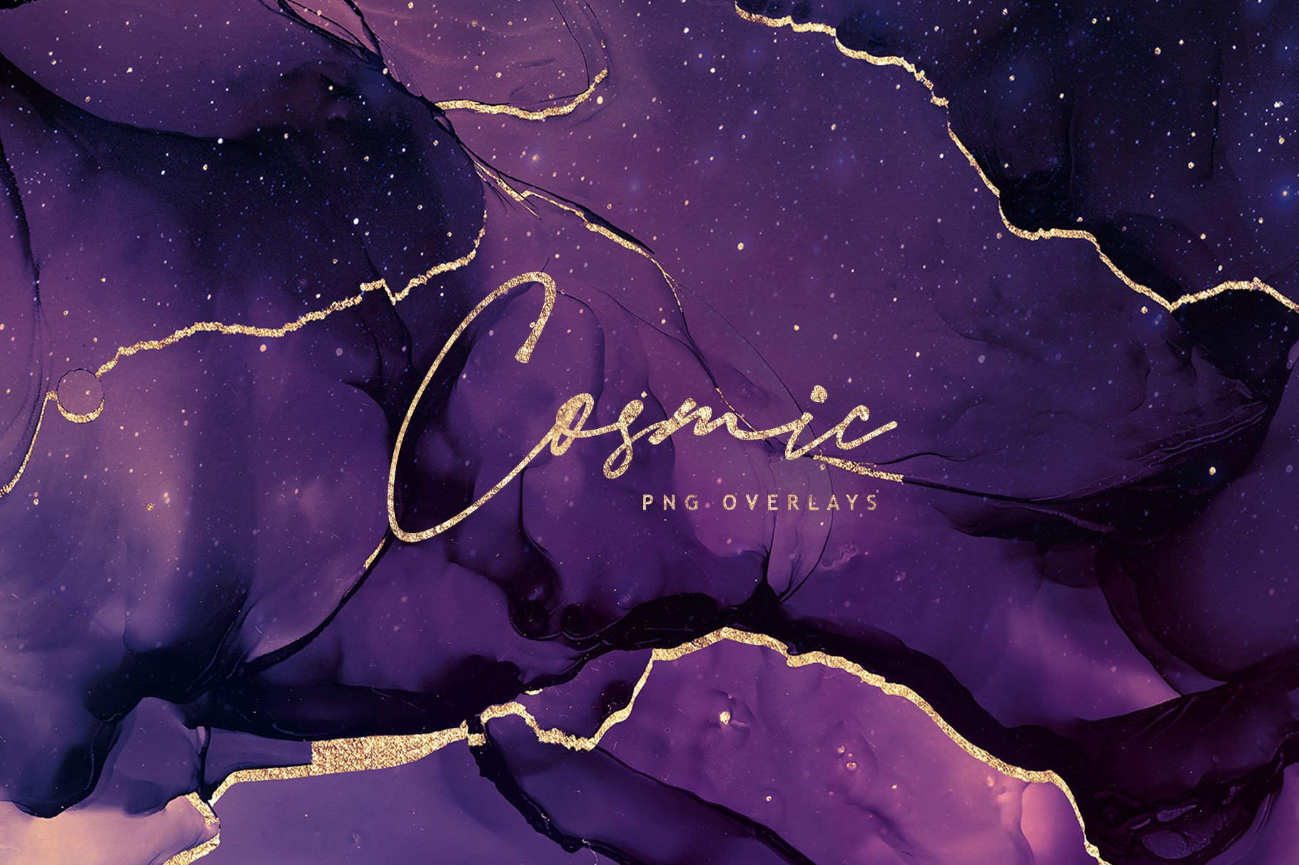Galaxy & Cosmic (Png) Overlays cover image.