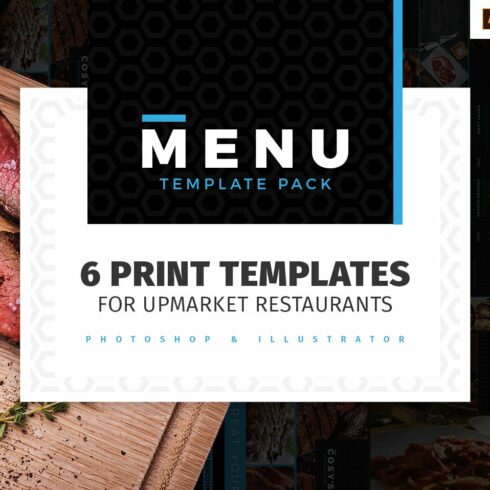 Restaurant Menu Templates Pack cover image.