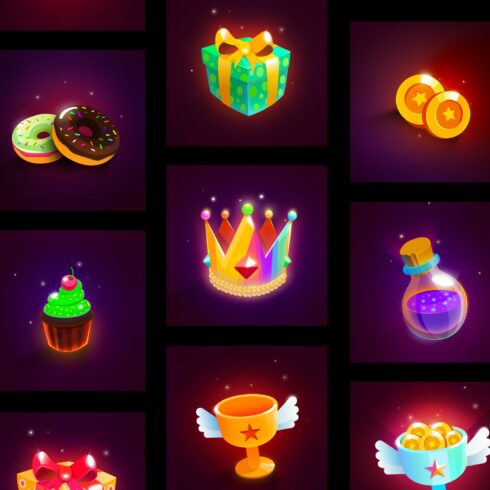 Colorful Game Icons cover image.