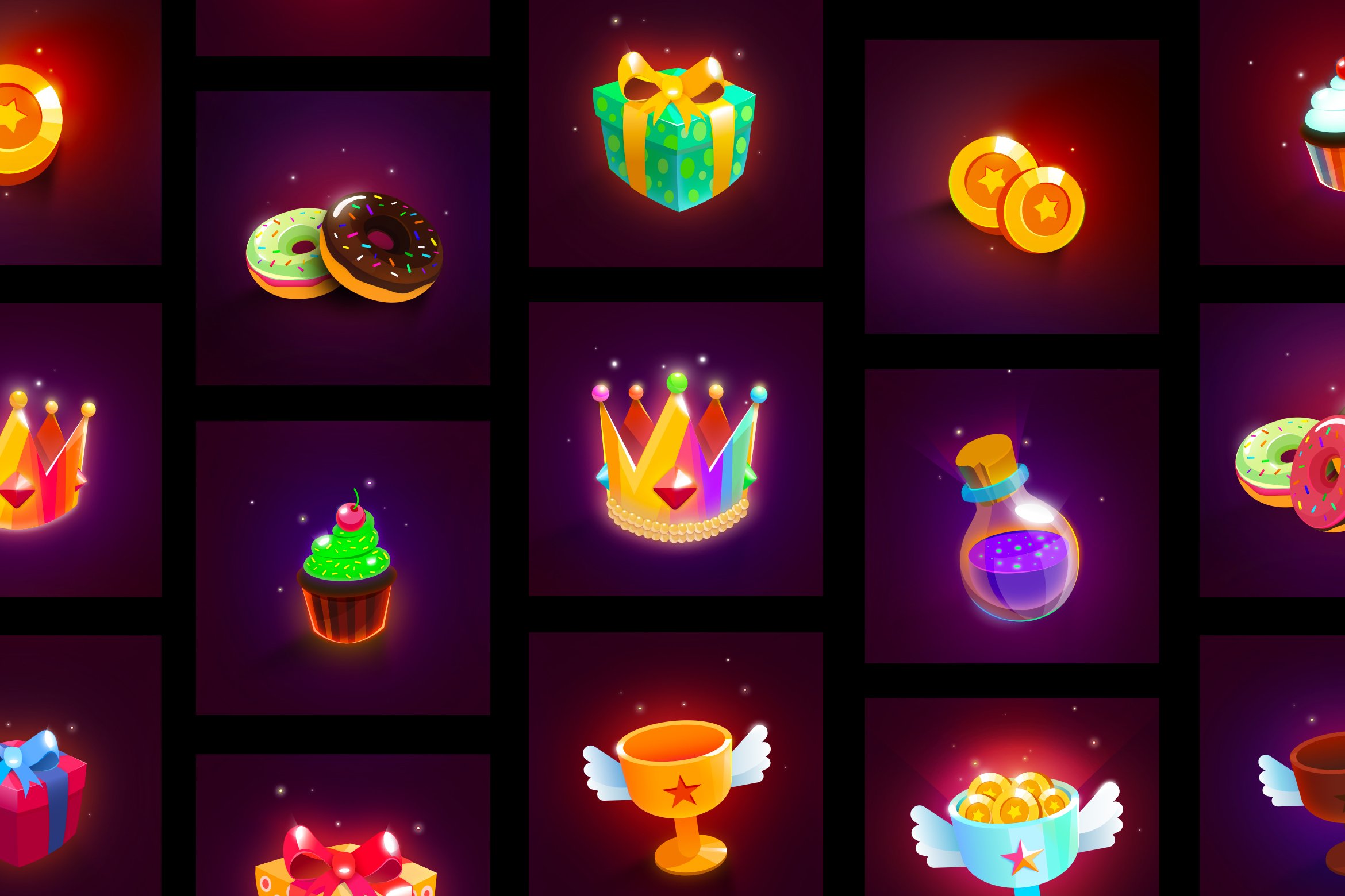 Colorful Game Icons cover image.