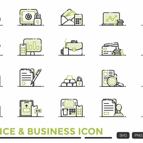 20 Finance & Business Icon Vector cover image.