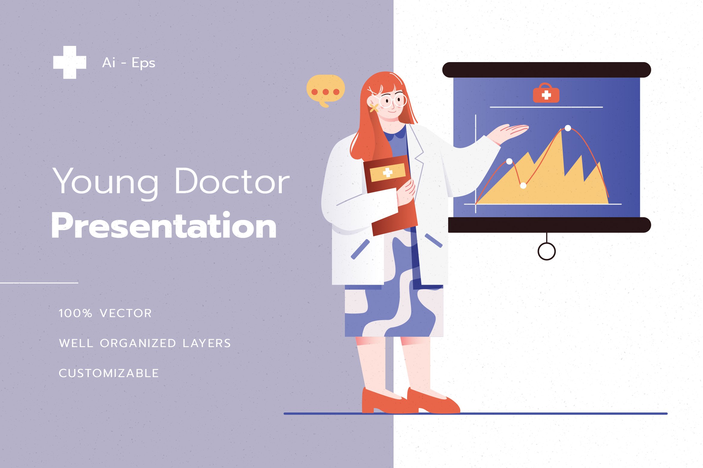 Doctor Presentation Illustration cover image.