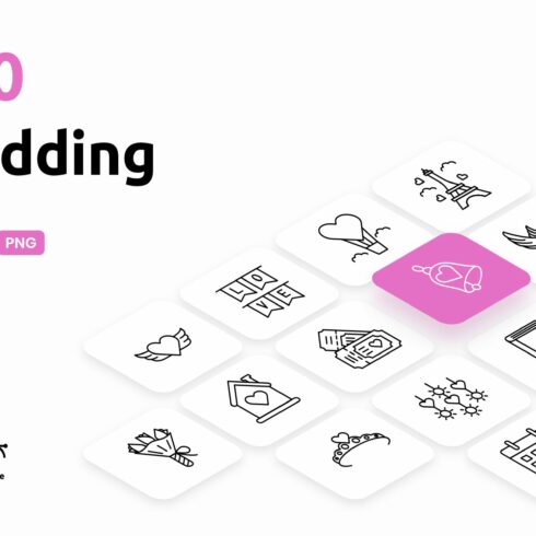 Wedding - Icons Pack cover image.