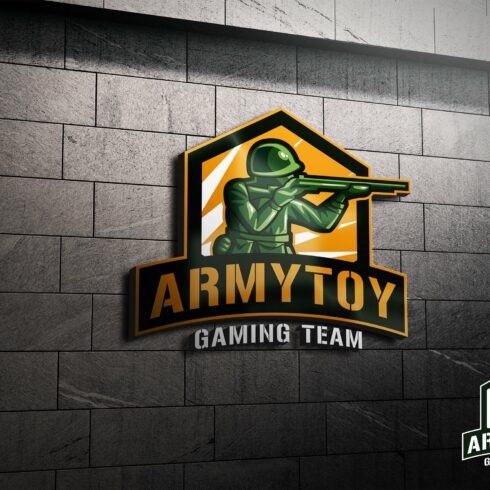 Army Toys Gaming Logo cover image.
