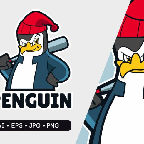 Penguin - Mascot Logo cover image.