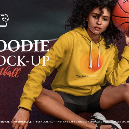 Hoodie MockUp Basketball cover image.