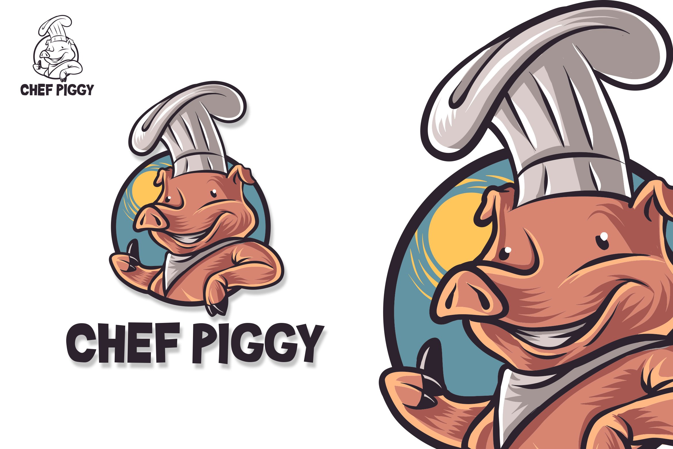 Chef Piggy Logo cover image.