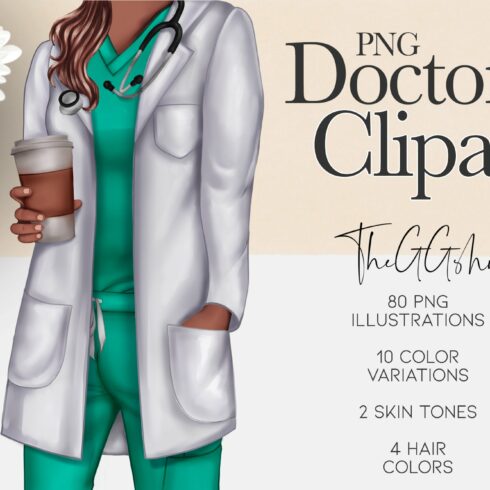 DOCTOR GIRLS ILLUSTRATIONS SET cover image.