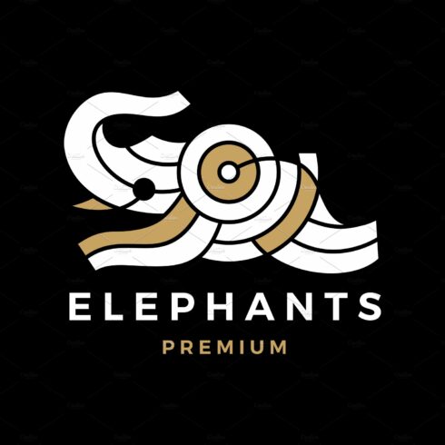 Elephant Jumping Logo vector Icon cover image.