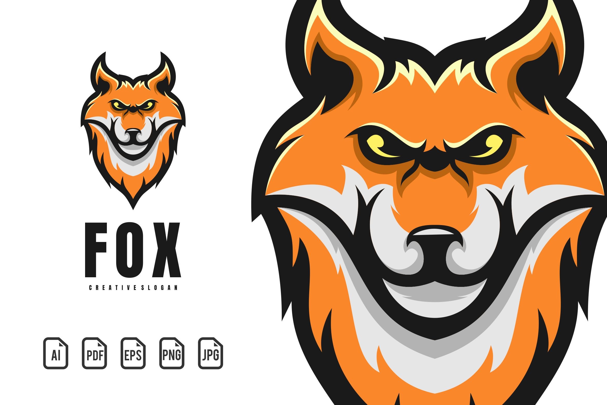 Fox Mascot Logo – MasterBundles
