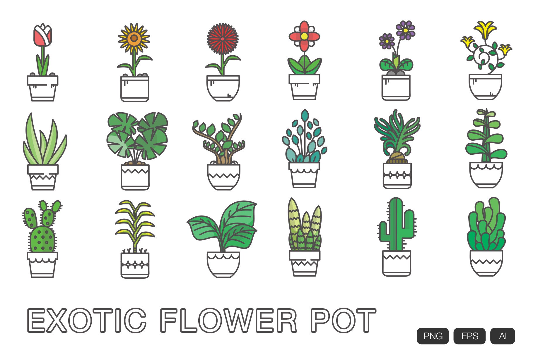 18 Flower Pot cover image.