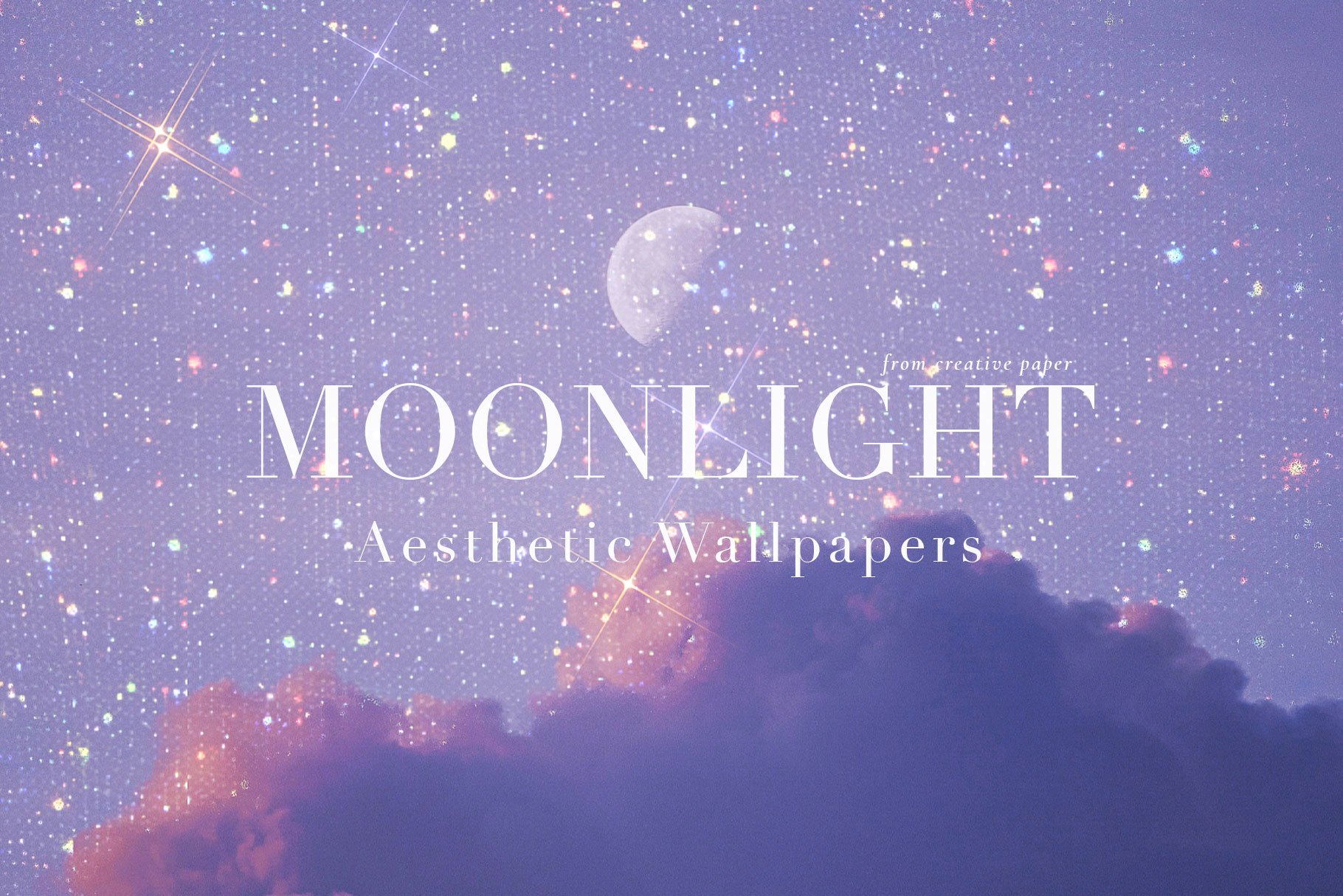 Moonlight I Aesthetic Backgrounds cover image.