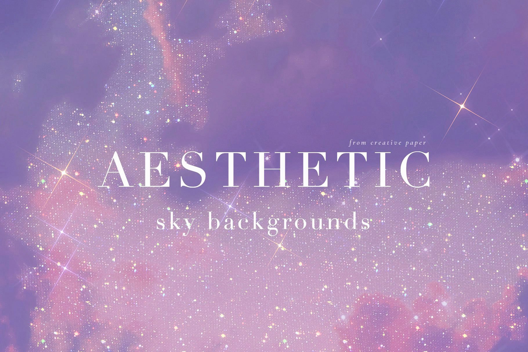 Aesthetic Sky Backgrounds cover image.