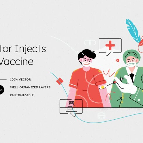 Inject The Vaccine Illustration cover image.