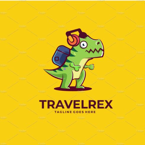 Dinosaurs Logo Design cover image.