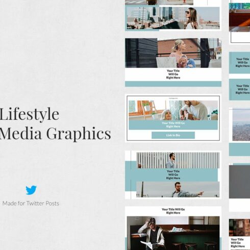 Lifestyle Twitter Posts cover image.
