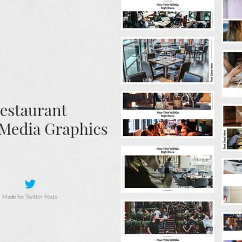 Restaurant Twitter Posts cover image.