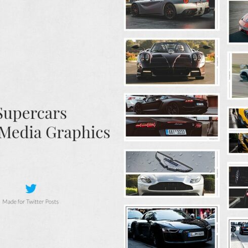 Supercars Twitter Posts cover image.