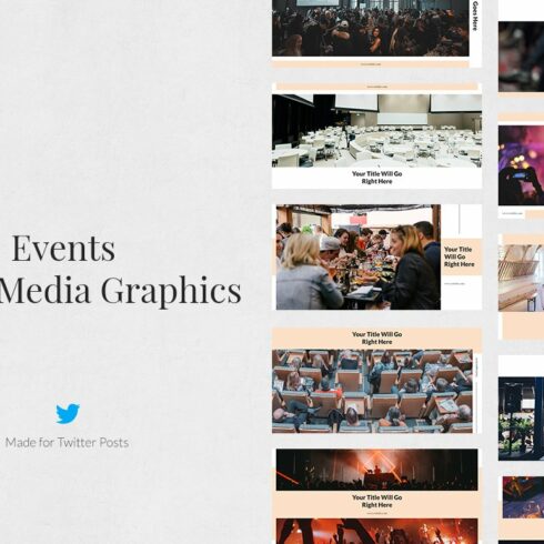 Events Twitter Posts cover image.