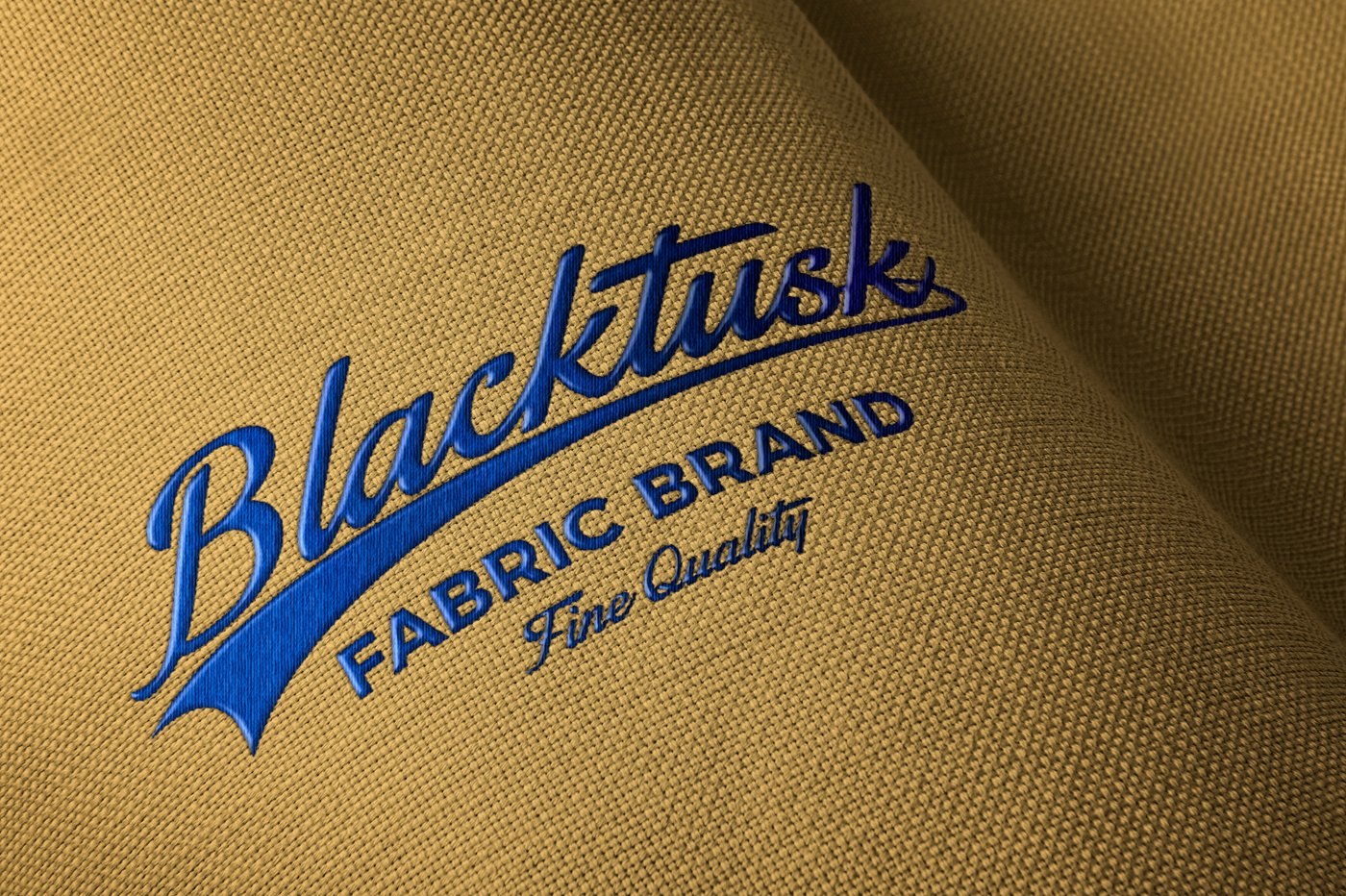 Embroidered Fabric Logo Mockup cover image.