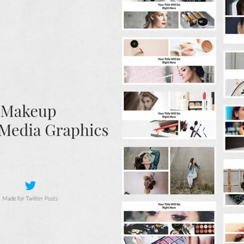 Makeup Twitter Posts cover image.