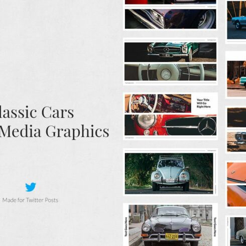 Classic Cars Twitter Posts cover image.