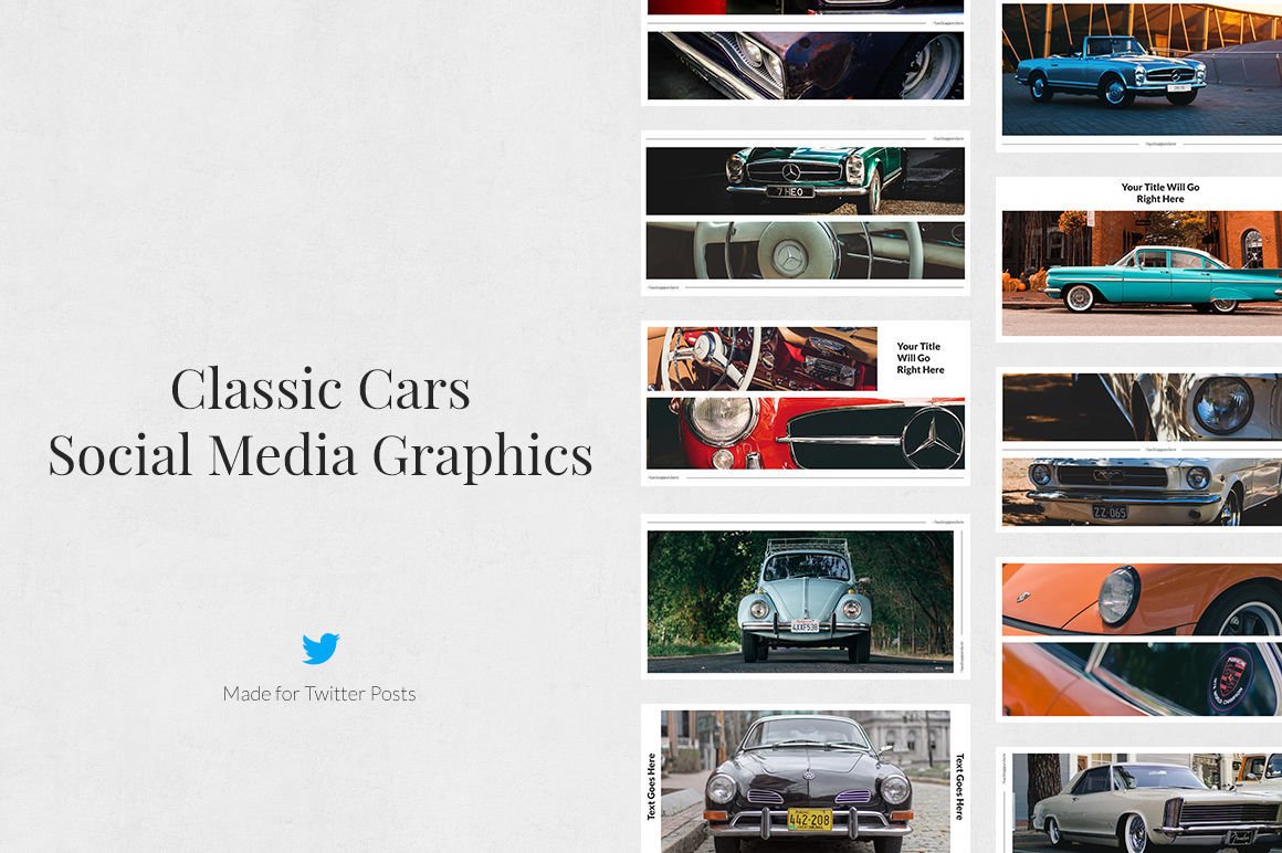 Classic Cars Twitter Posts cover image.