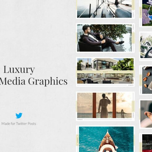 Luxury Twitter Posts cover image.
