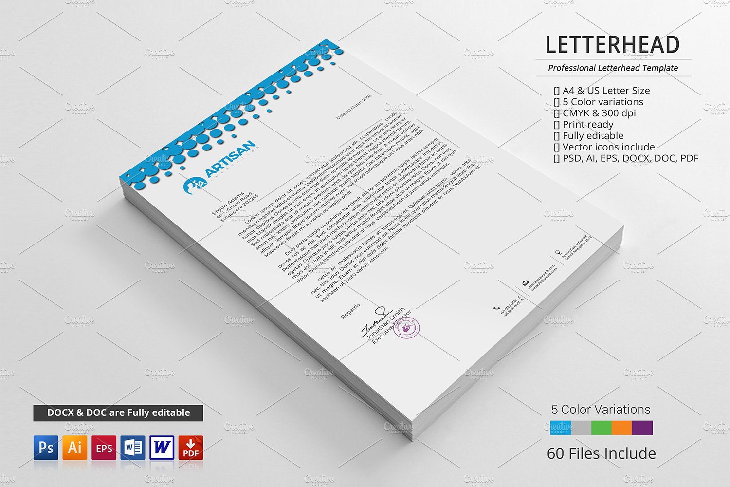 Letterhead cover image.