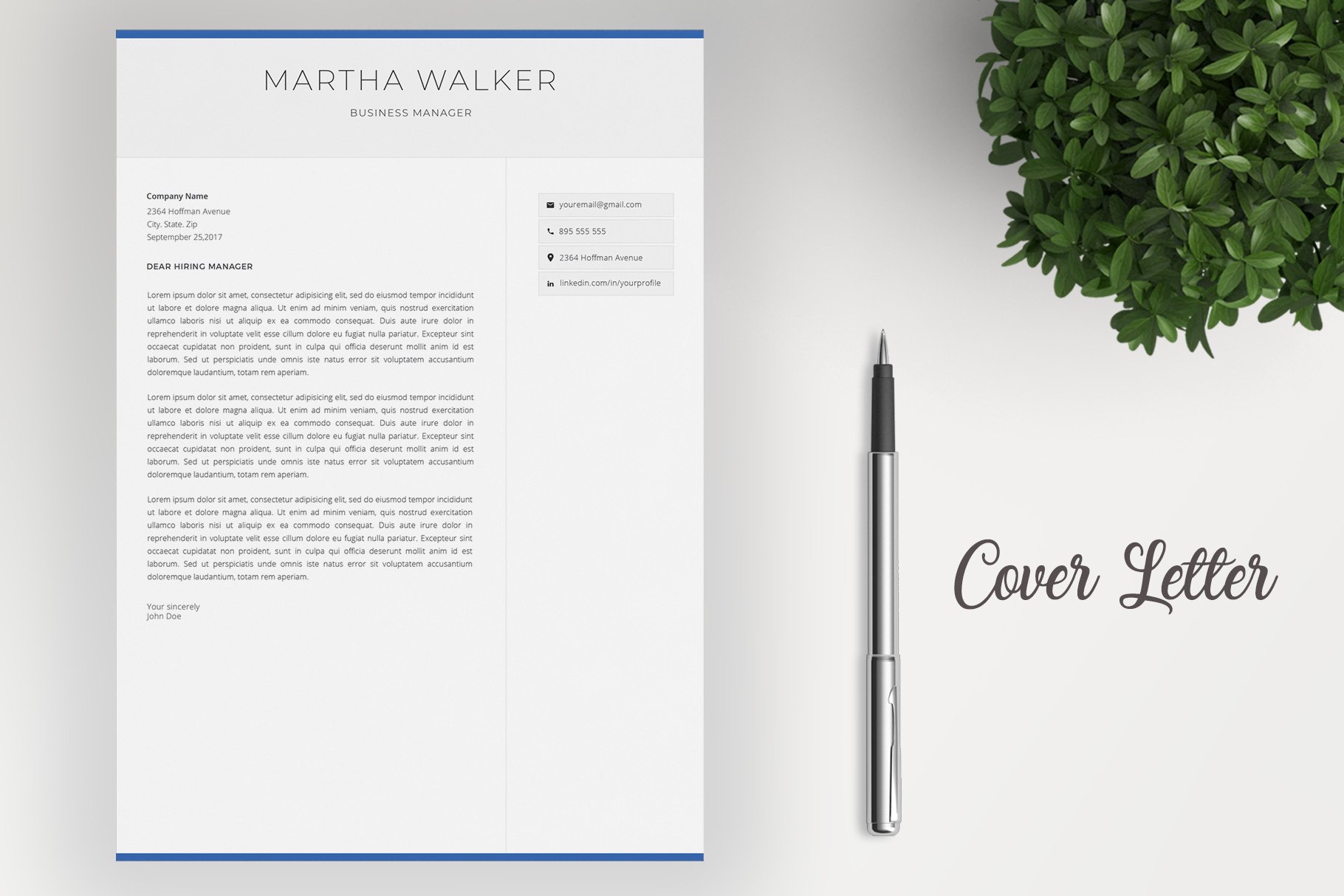 cover letter 495