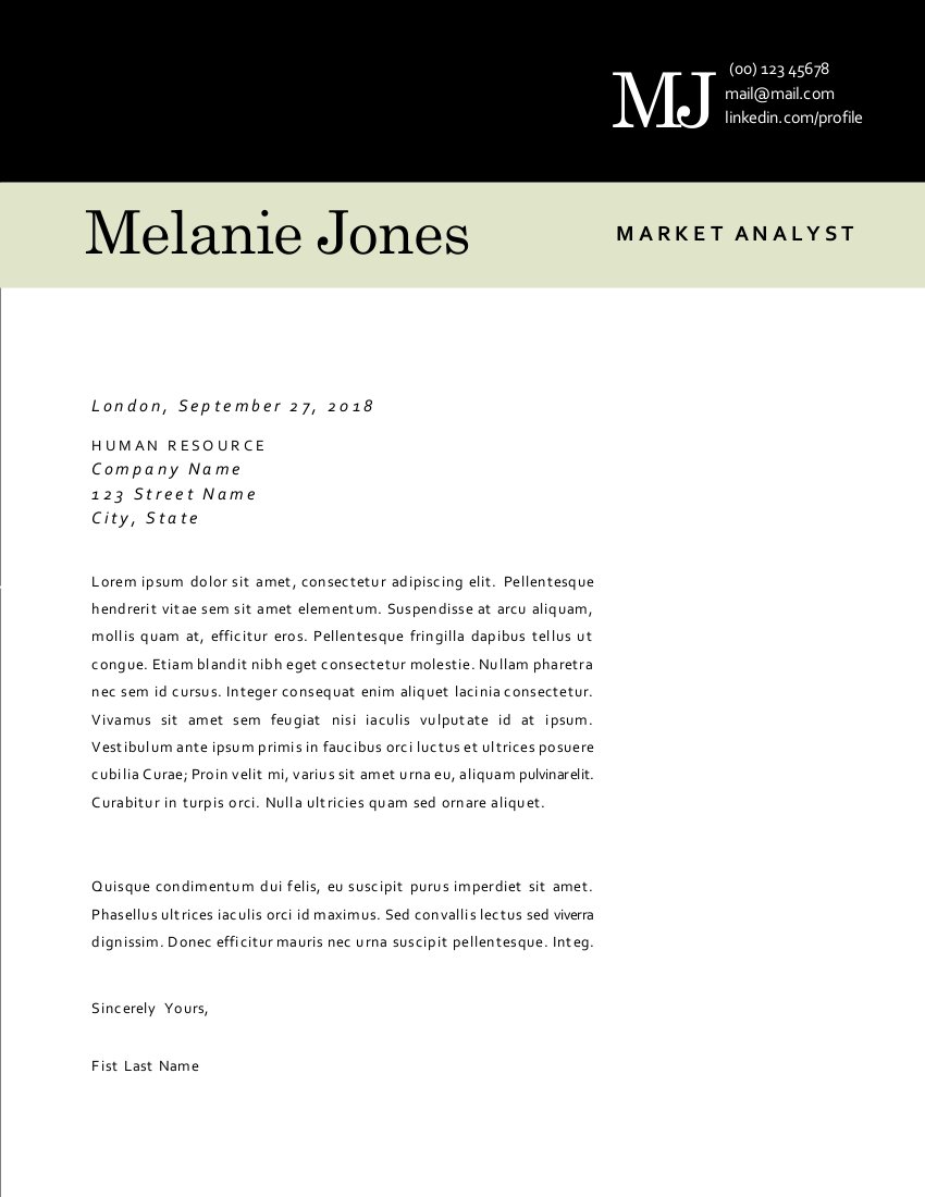 3 in 1 modern resume (2 pages) preview image.