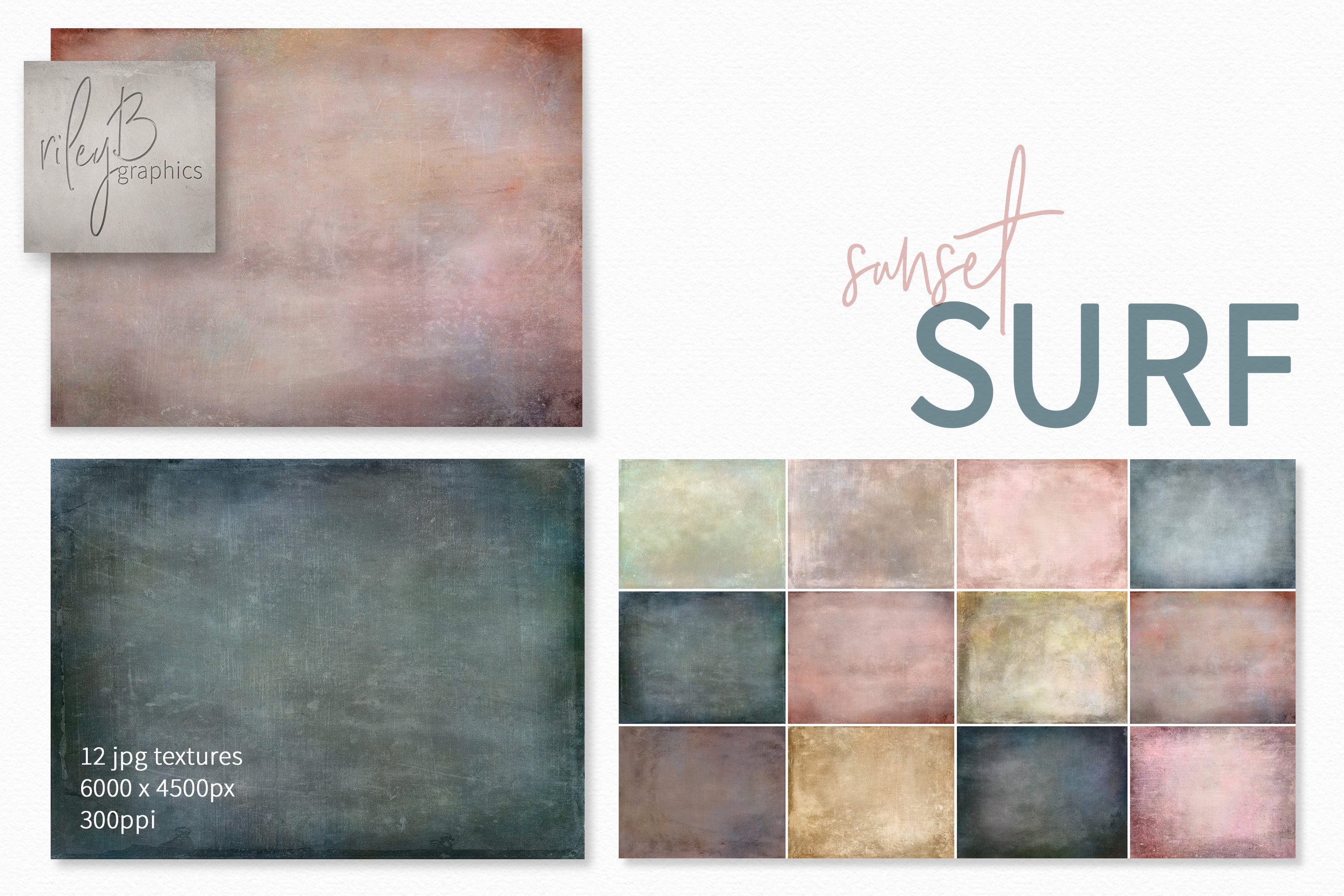 Sunset Surf Textures cover image.