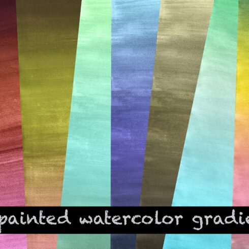Water Colour Gradients Backgrounds cover image.