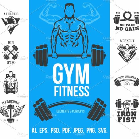 Gym fitness cover image.