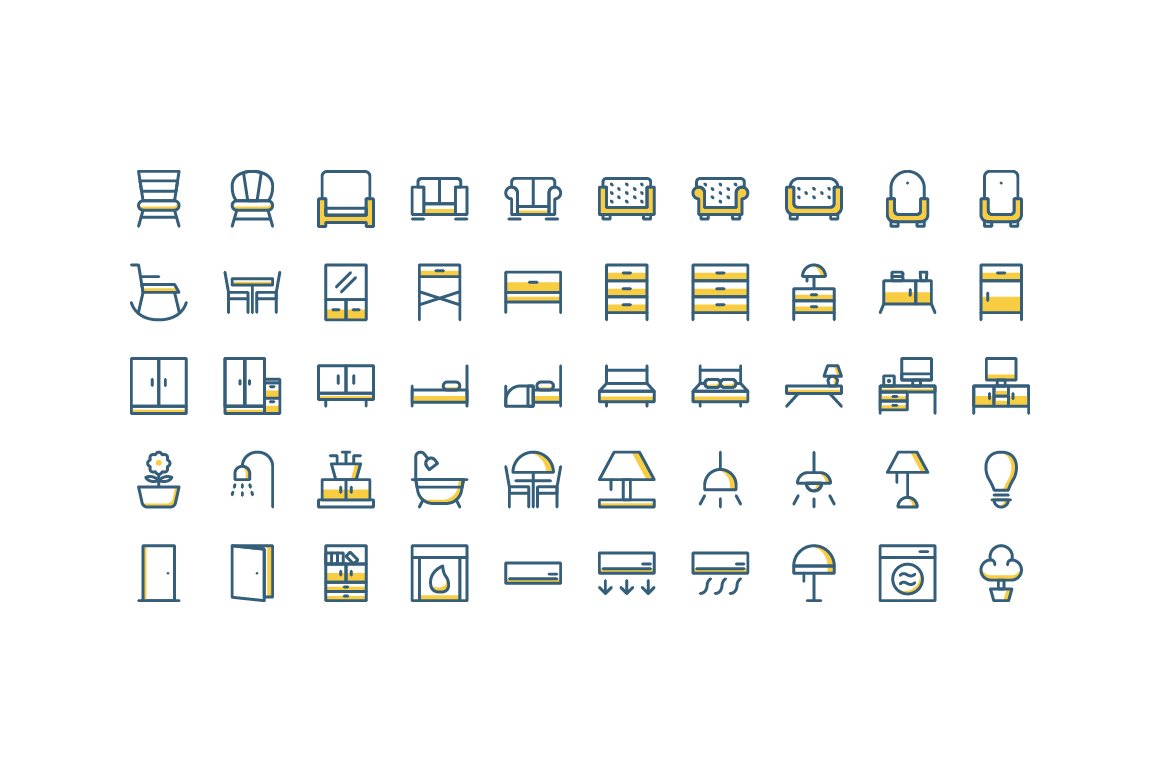 Furniture Icon Collections preview image.