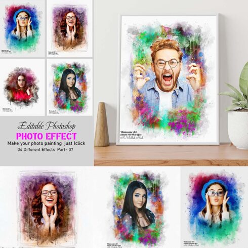 Colorful Painting Photoshop Effect cover image.