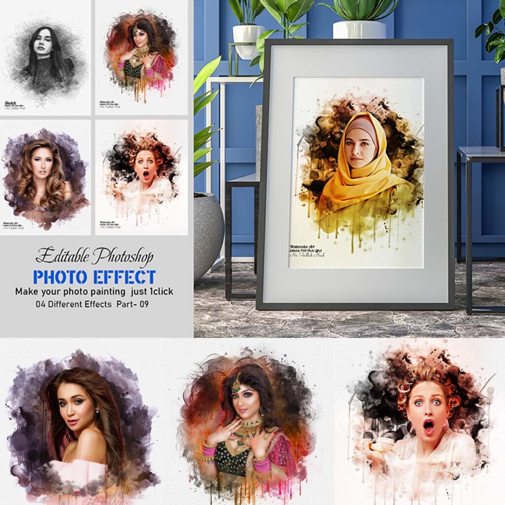 Editable Photoshop Photo Effect - MasterBundles