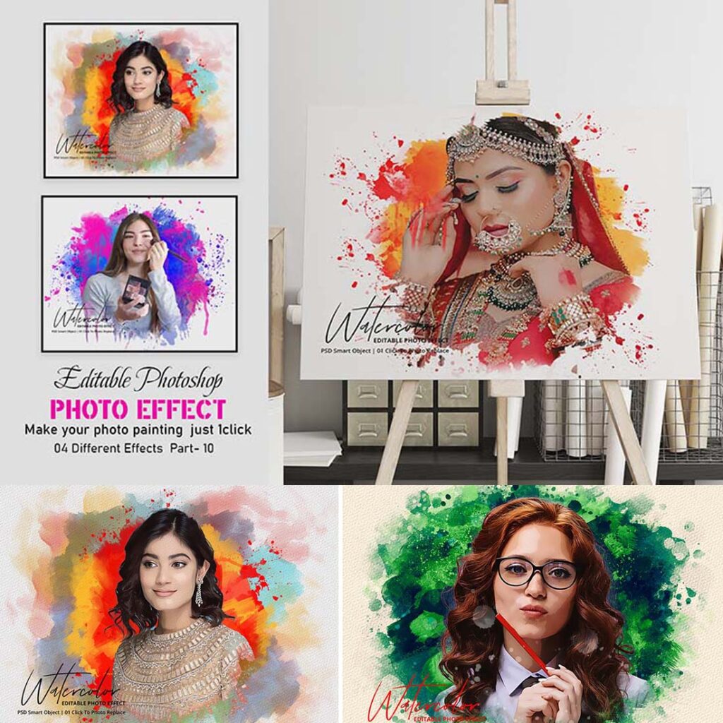 Colorful Photoshop Painting Effect - MasterBundles